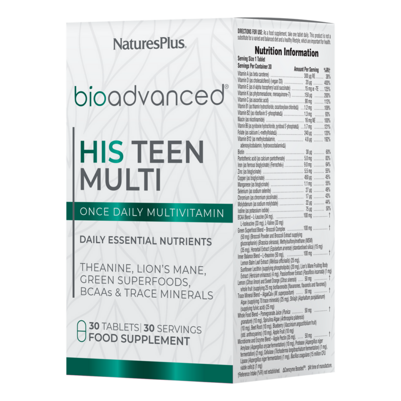 BioAdvanced His Teen Multi 30 Tablets