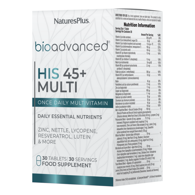 BioAdvanced His 45+ Multi 30 Tablets